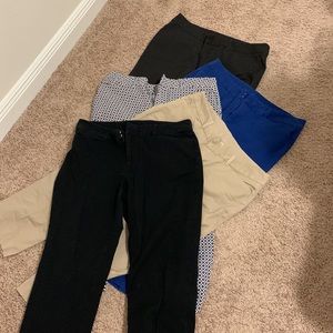 Set of 5 faded glory pants - size 16 - used - good condition